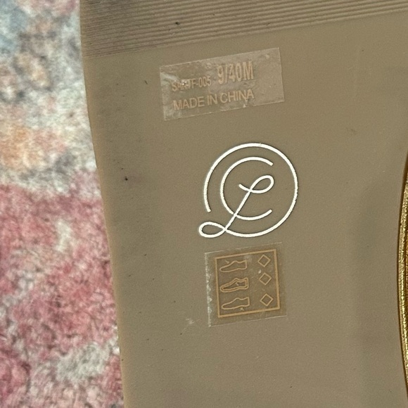 Chinese Laundry Skippy Platform Slingback Sandal gold size 9 - Picture 7 of 8